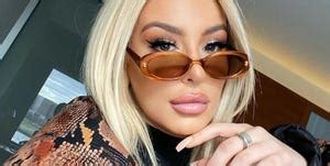 Tana Mongeau Poses Topless in a Black Thong Bikini